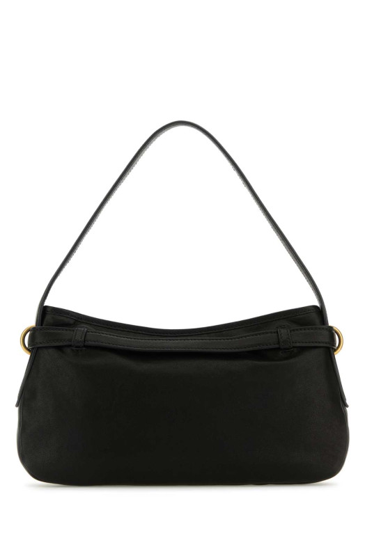Черная сумка через плечо из кожи наппа Avenue Черная MIU MIU (5BC1822BBL)