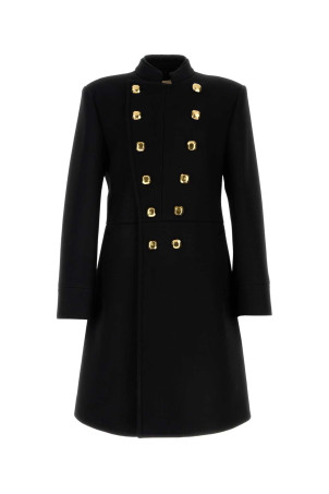 Black wool blend coat Black VALENTINO GARAVANI (7V0CAK358U4)