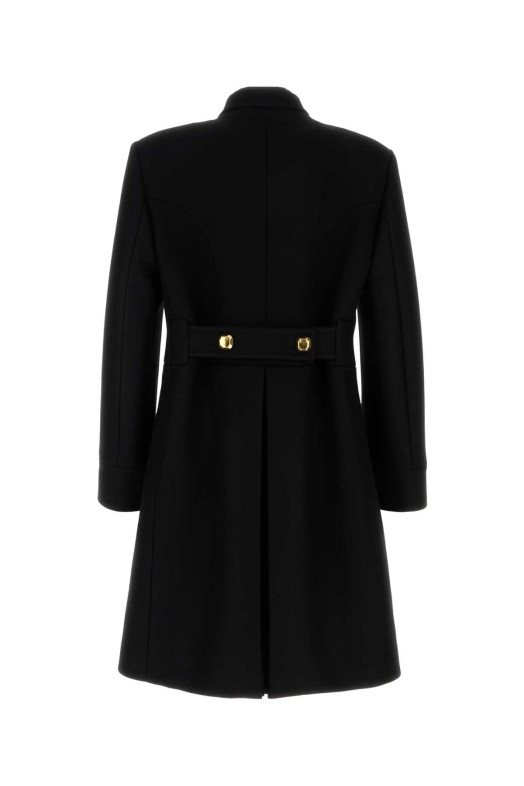 Black wool blend coat Black VALENTINO GARAVANI (7V0CAK358U4)