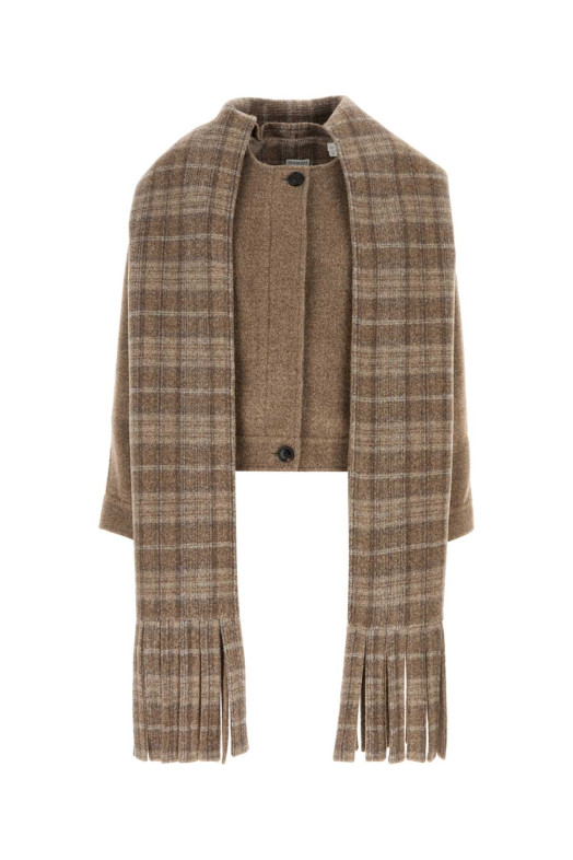 Biscuit wool blend jacket BURBERRY (8114465)