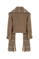 Biscuit wool blend jacket BURBERRY (8114465)