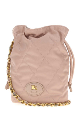 Пастельно-розовая сумка-ведро Horseshoe BURBERRY (8118448)