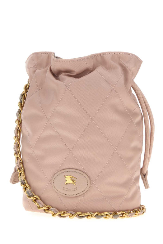 Пастельно-розовая сумка-ведро Horseshoe BURBERRY (8118448)