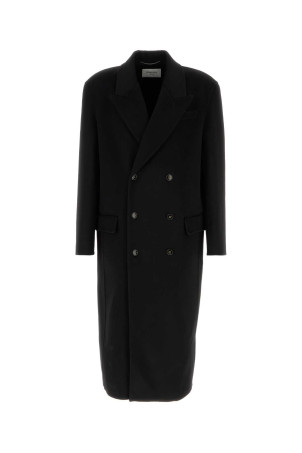 Black cashmere coat Black SAINT LAURENT (842171Y3J46)