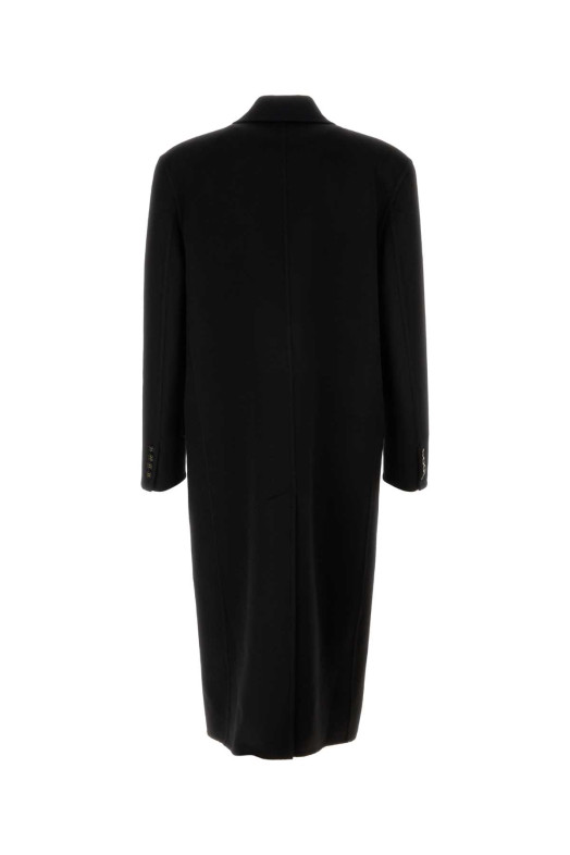 Black cashmere coat Black SAINT LAURENT (842171Y3J46)