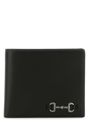 Black leather wallet Black GUCCI (846950AAFP1)