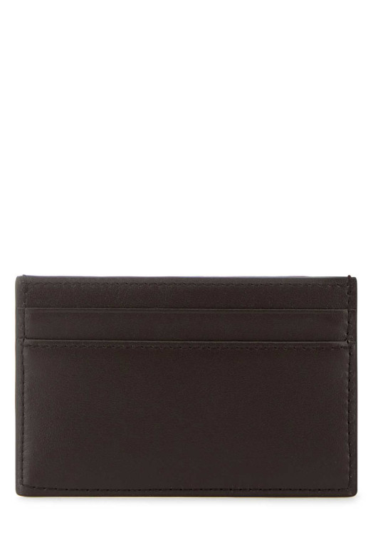 Темно-коричневый кожаный держатель для карт GUCCI (846952AAFP1)