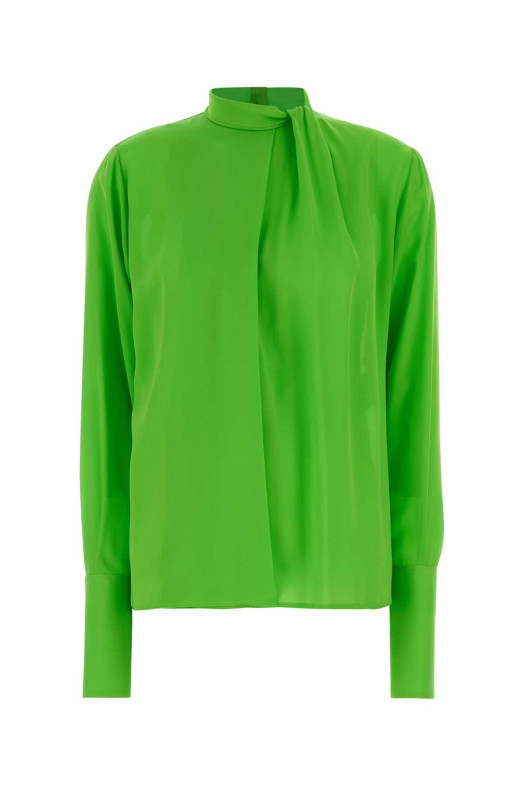 Fluo green georgette blouse TOM FORD (CA3319FAX1507)