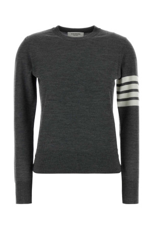 Dark grey wool sweater THOM BROWNE (FKA280AY1014)