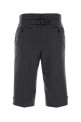 Graphite wool bermuda shorts Black THOM BROWNE (FTR024A00891)