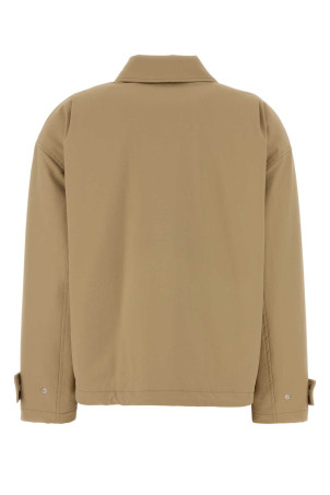 Beige stretch nylon blend padded jacket HERNO LAMINAR (GI00142DL12846S)