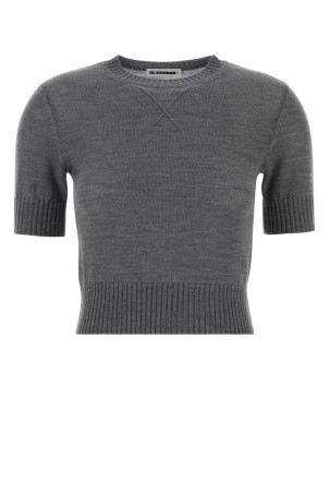 Dark grey wool sweater Black JIL SANDER (J40GC0141J14772)