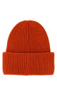Шляпа-бейсболка из шерстяной смеси оранжевого цвета MONCLER (K20913B00075M1127)