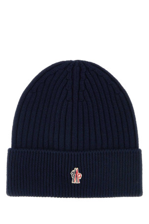 Midnight blue wool beanie hat Blue MONCLER GRENOBLE (K20973B0000704761)