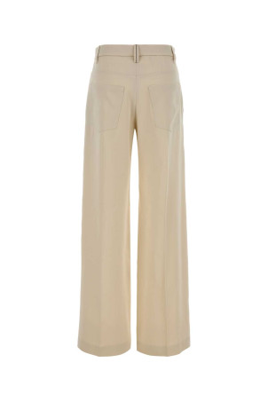 Cream satin wide-leg pant BRUNELLO CUCINELLI (M0H38P8724)