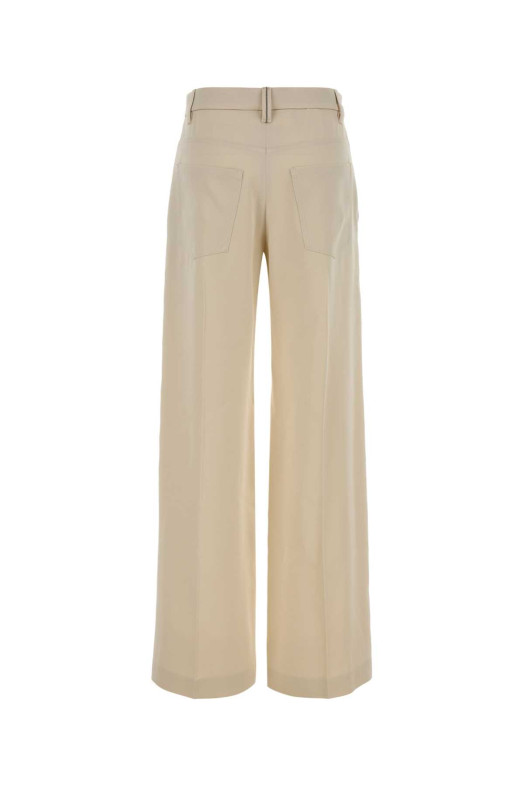 Cream satin wide-leg pant BRUNELLO CUCINELLI (M0H38P8724)