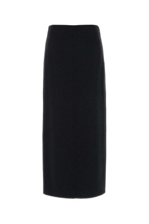 Юбка из фланели цвета «полуночный синий» BRUNELLO CUCINELLI (MD565G3923)