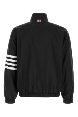 Black nylon blend jacket THOM BROWNE (MJU583CF1095)