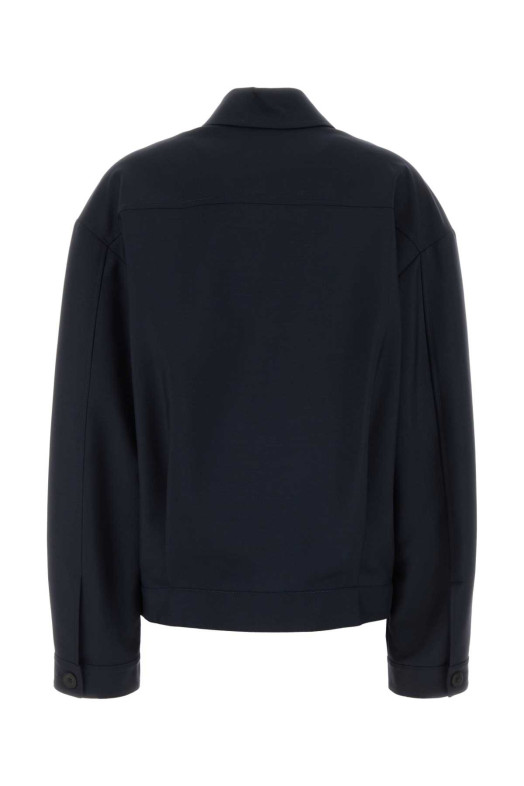 Navy blue mohair blend jacket MIU MIU (ML1041SOOO12I1)