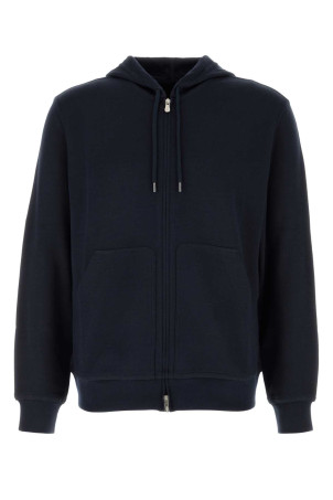 Dark blue cashmere blend sweatshirt BRUNELLO CUCINELLI (MM8359069G)