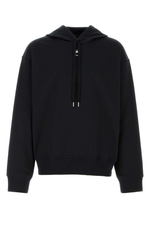 Черная хлопковая толстовка MARINE SERRE (MST015BCJER0013)