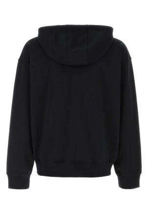 Black cotton sweatshirt MARINE SERRE (MST015BCJER0013)