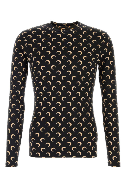 Printed jersey t-shirt MARINE SERRE (MTS003ACJER0001)