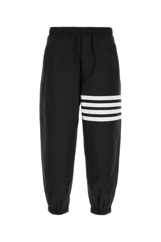 Black nylon blend pant THOM BROWNE (MTU349CF1095)