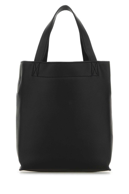 Черная кожаная небольшая сумка для покупок Maiko Черная A.P.C. (PXCBCM61667)