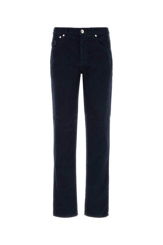 Dark blue corduroy pant Blue BRUNELLO CUCINELLI (Y279DI1780)