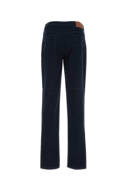 Dark blue corduroy pant Blue BRUNELLO CUCINELLI (Y279DI1780)