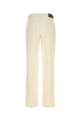 Брюки из вельвета цвета слоновой кости BRUNELLO CUCINELLI (Y279DI1780)