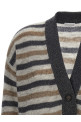 Кардиган из шерсти Lurex, многоцветный BRUNELLO CUCINELLI MBG236806PCLM03