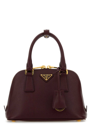 Burgundy leather handbag PRADA (1BA851VEOONZV)