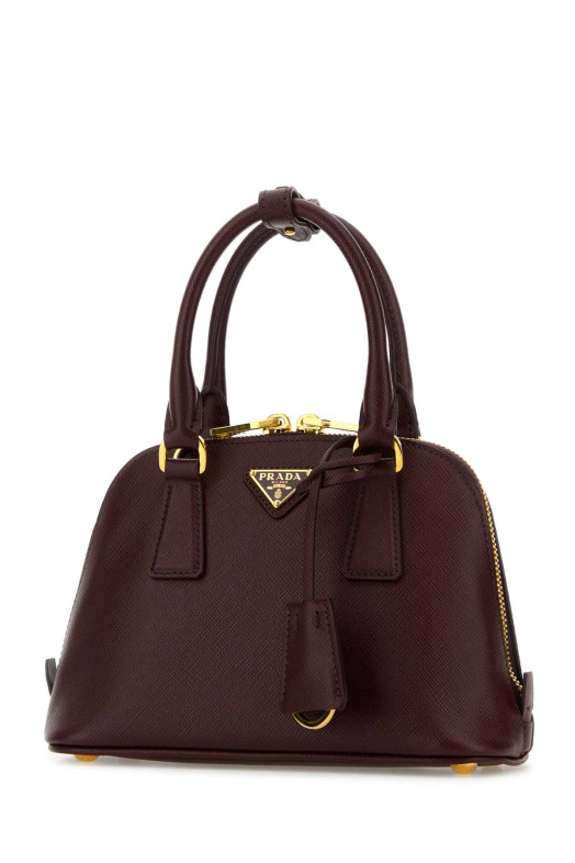 Burgundy leather handbag PRADA (1BA851VEOONZV)