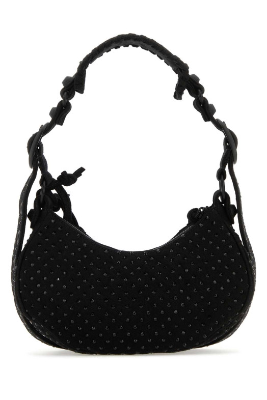 Embellished denim Le Cagole XS shoulder bag BALENCIAGA (6713092AAKM)