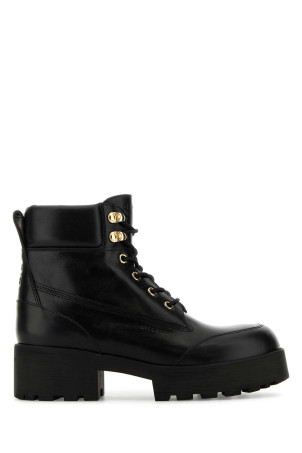 Black leather Trekker ankle boots GIVENCHY (BE604TE292)