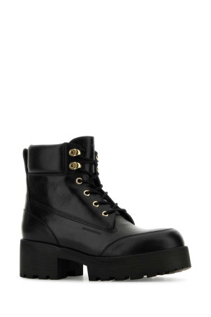 Black leather Trekker ankle boots GIVENCHY (BE604TE292)