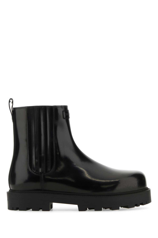 Black leather ankle boots GIVENCHY (BH7016H1LQ)