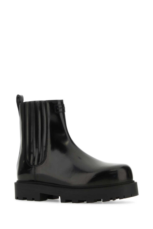 Black leather ankle boots GIVENCHY (BH7016H1LQ)