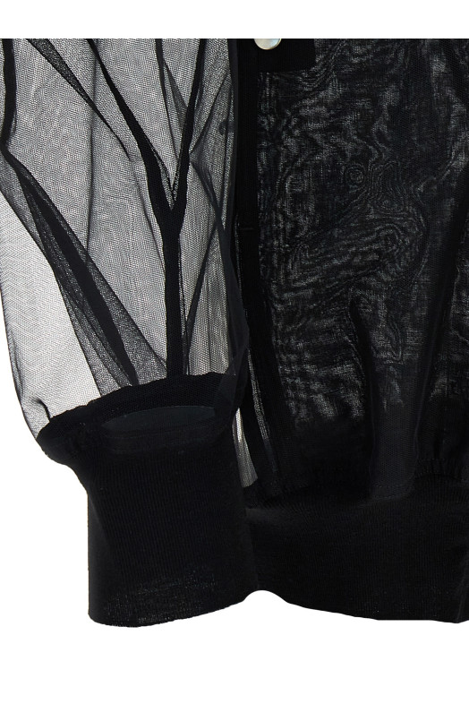 'Jumbo flight' bomber jacket Black