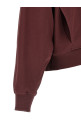 'Shiny Flap Detail' sweatshirt Bordeaux
