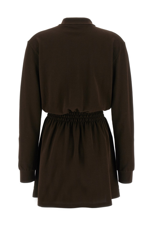 Платье коричневое MIU MIU MF5984SOOO14RWF0324