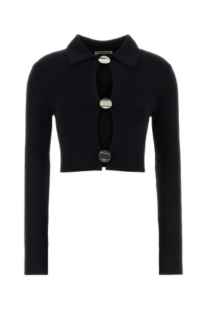 Black wool cardigan JIL SANDER (J01HP0010J14831)