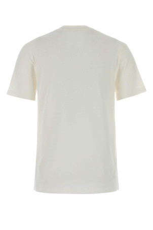 White cotton t-shirt Black JIL SANDER (J02GC0142J20103)