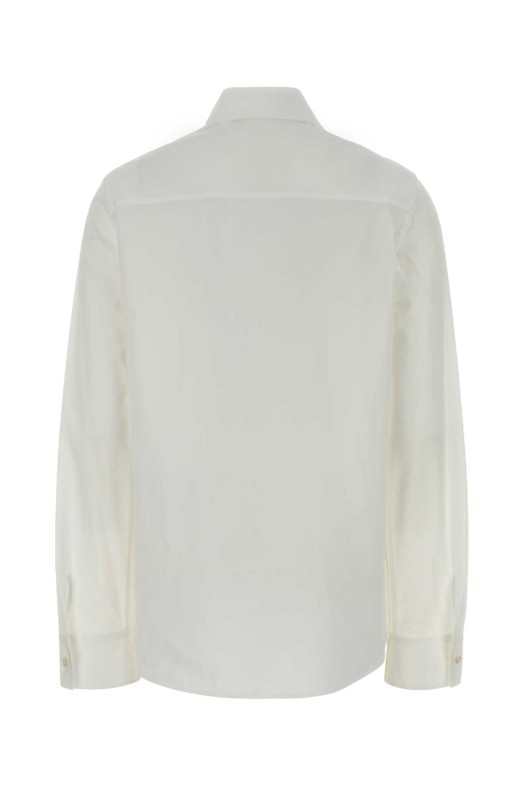 Белая рубашка из поплина JIL SANDER (J04DL0003J45001)