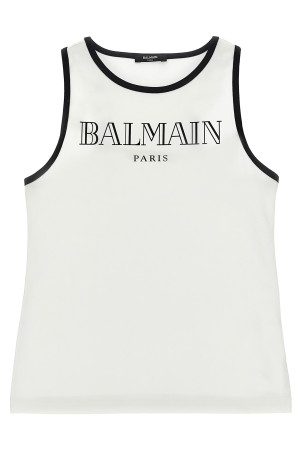 Майка «Balmain Vintage» Чорно-сіра BW8B32Z2389100NE