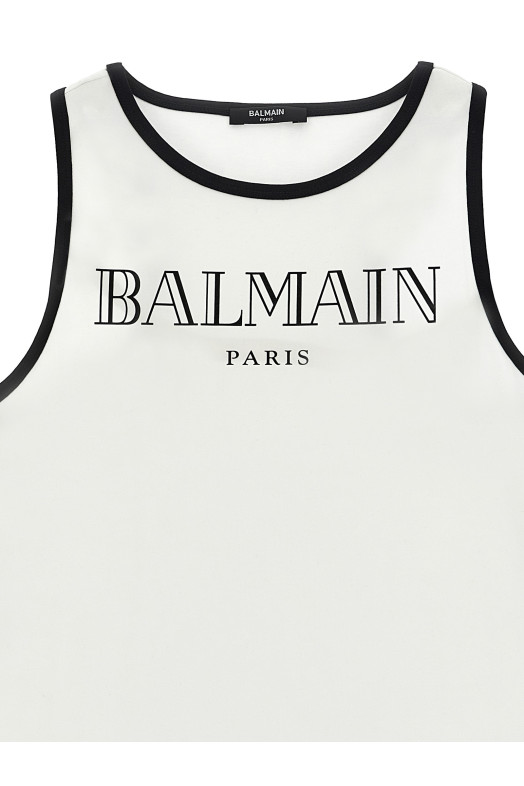 'Balmain Vintage' tank top Black-grey