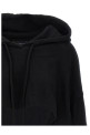 Укороченная толстовка с капюшоном Черная GIOVANNI BEDIN GBFW2565NERO