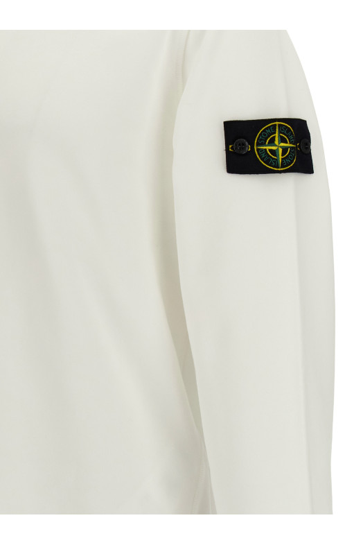 Свитшот с логотипом Белый STONE ISLAND K2S156100060S0051V0093